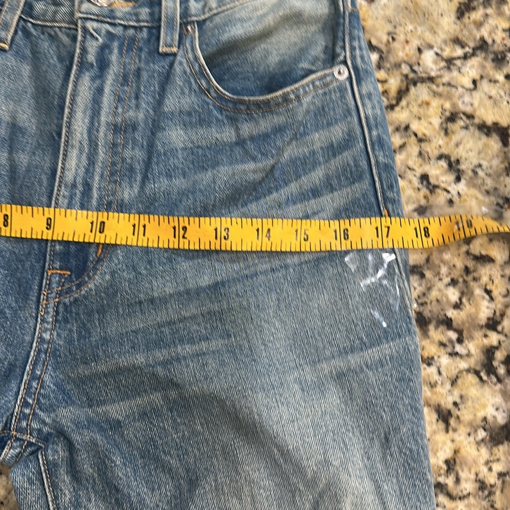 SLVRLAKE Denim Blue Wide Leg Jeans - Picture 6 of 11